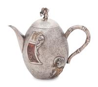A Japanese Silver Teapot