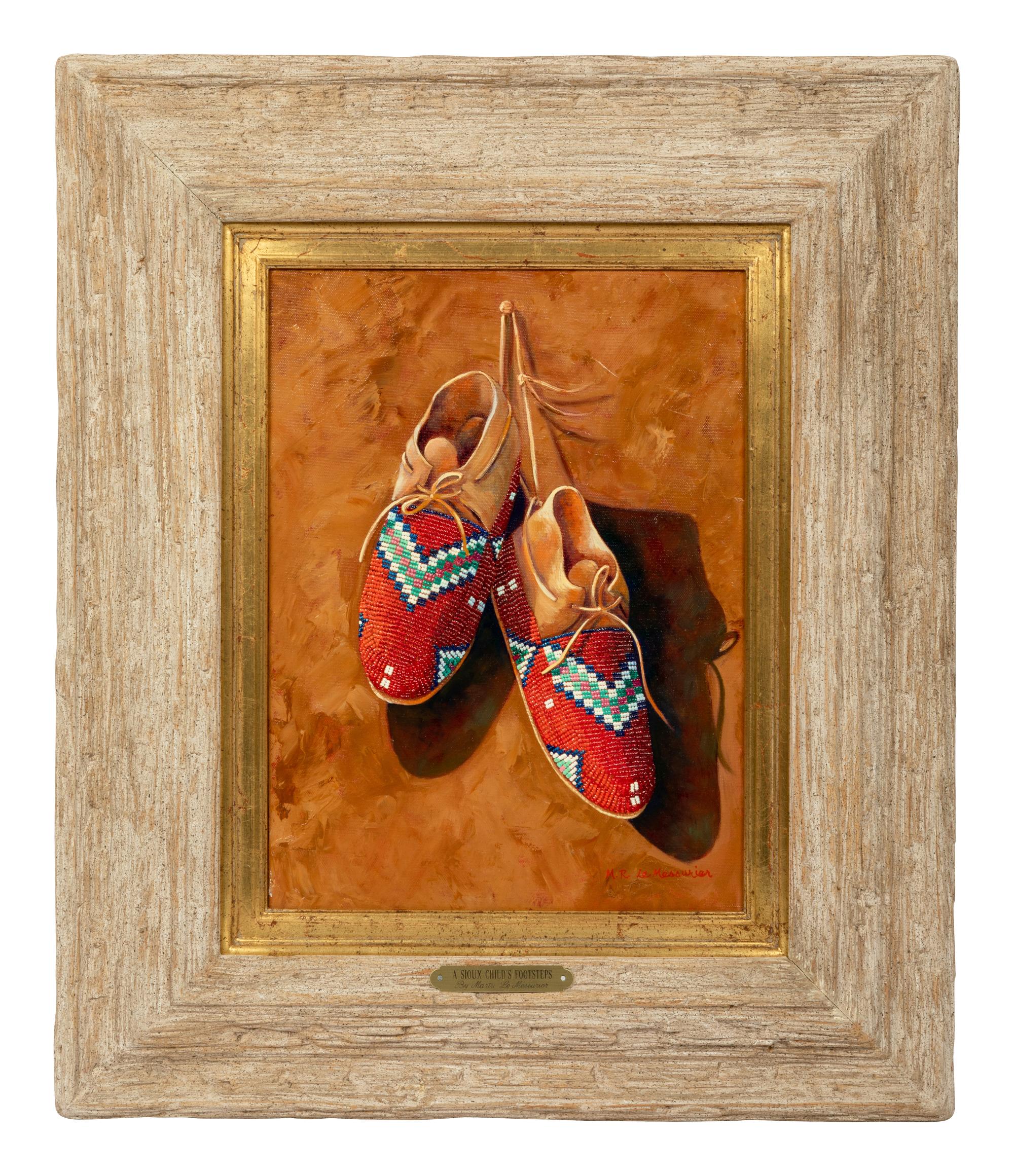 Two Works: Cheyenne Booties and Sioux Child's Moccassins