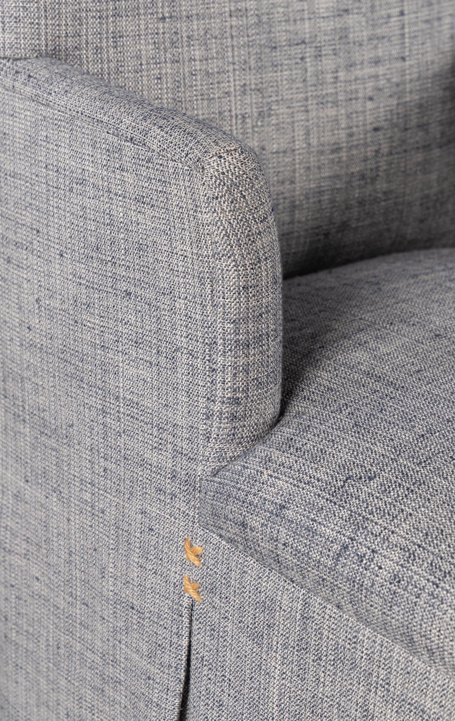 A Set of Four Contemporary Skirted Armchairs