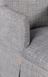 A Set of Four Contemporary Skirted Armchairs