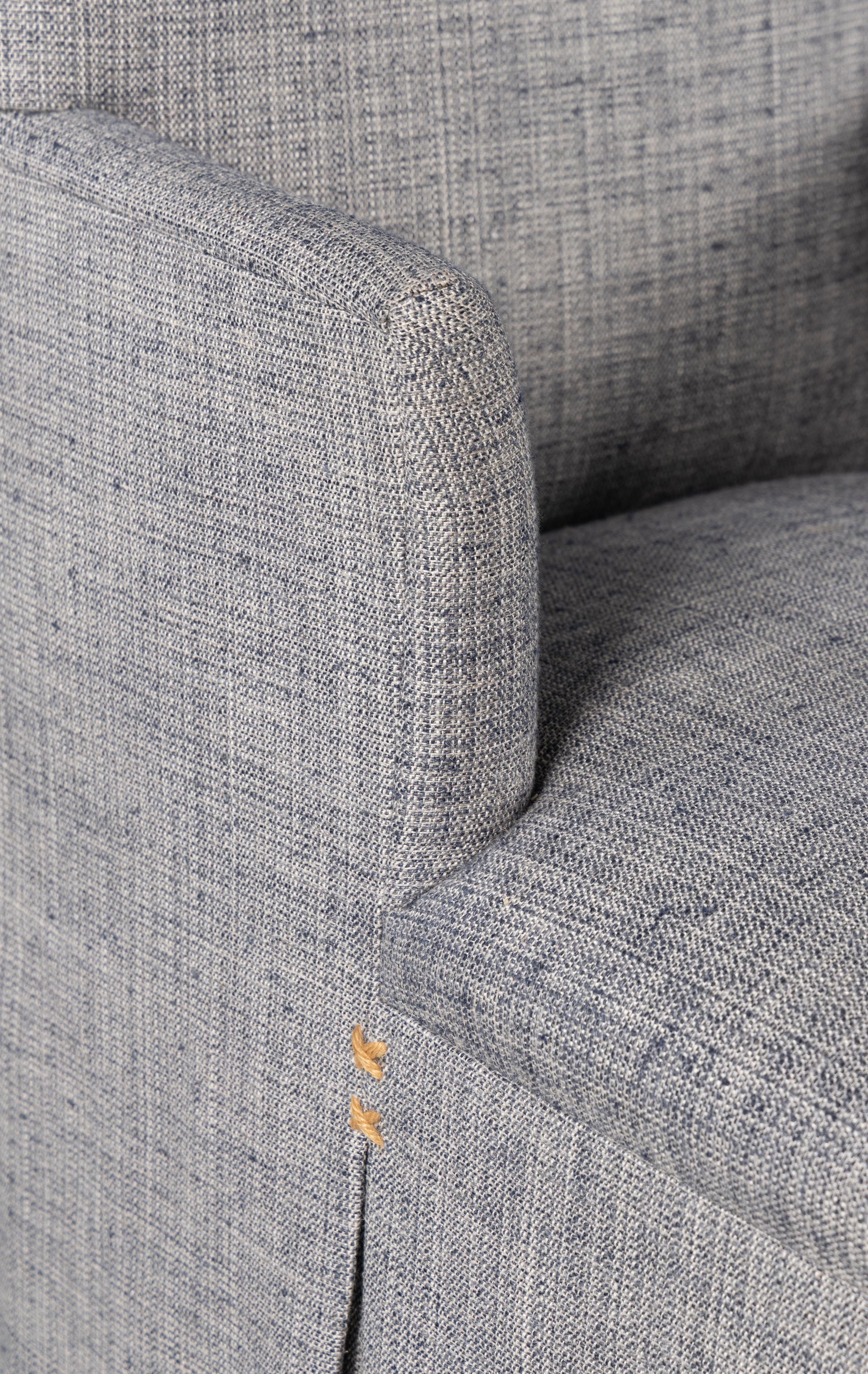 A Set of Four Contemporary Skirted Armchairs
