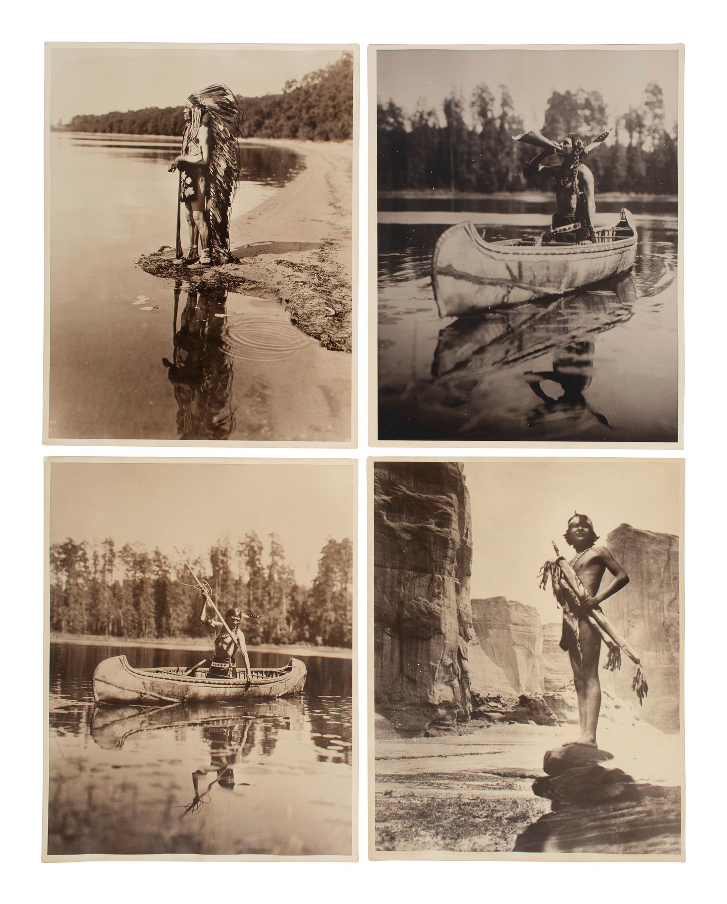 [NATIVE AMERICANS]. REED, Roland (1864-1934), photographer. A group of 32 photographs, including a selection of images from "Roland Reed's Indian Pictures."