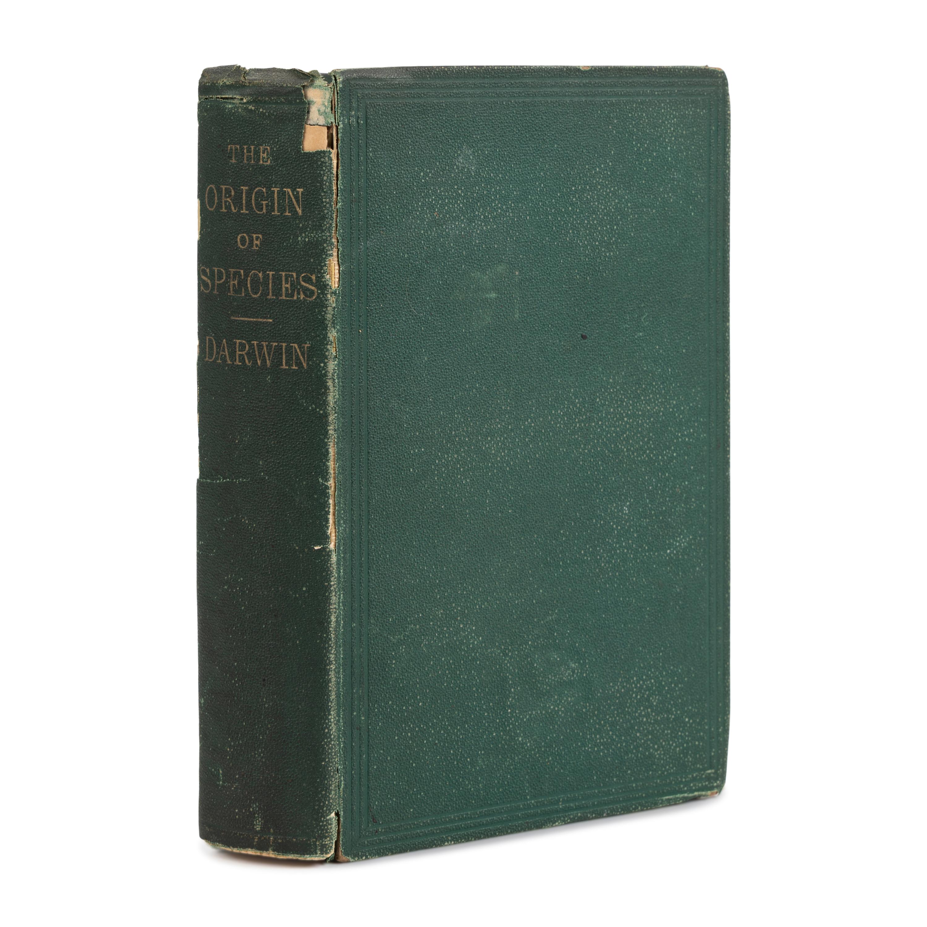 Darwin, Charles (1809-1882). On the Origin of Species by Means of Natural Selection, or the Preservation of Favoured Races in the Struggle for Life . New York: D. Appleton and Company, 1870.
