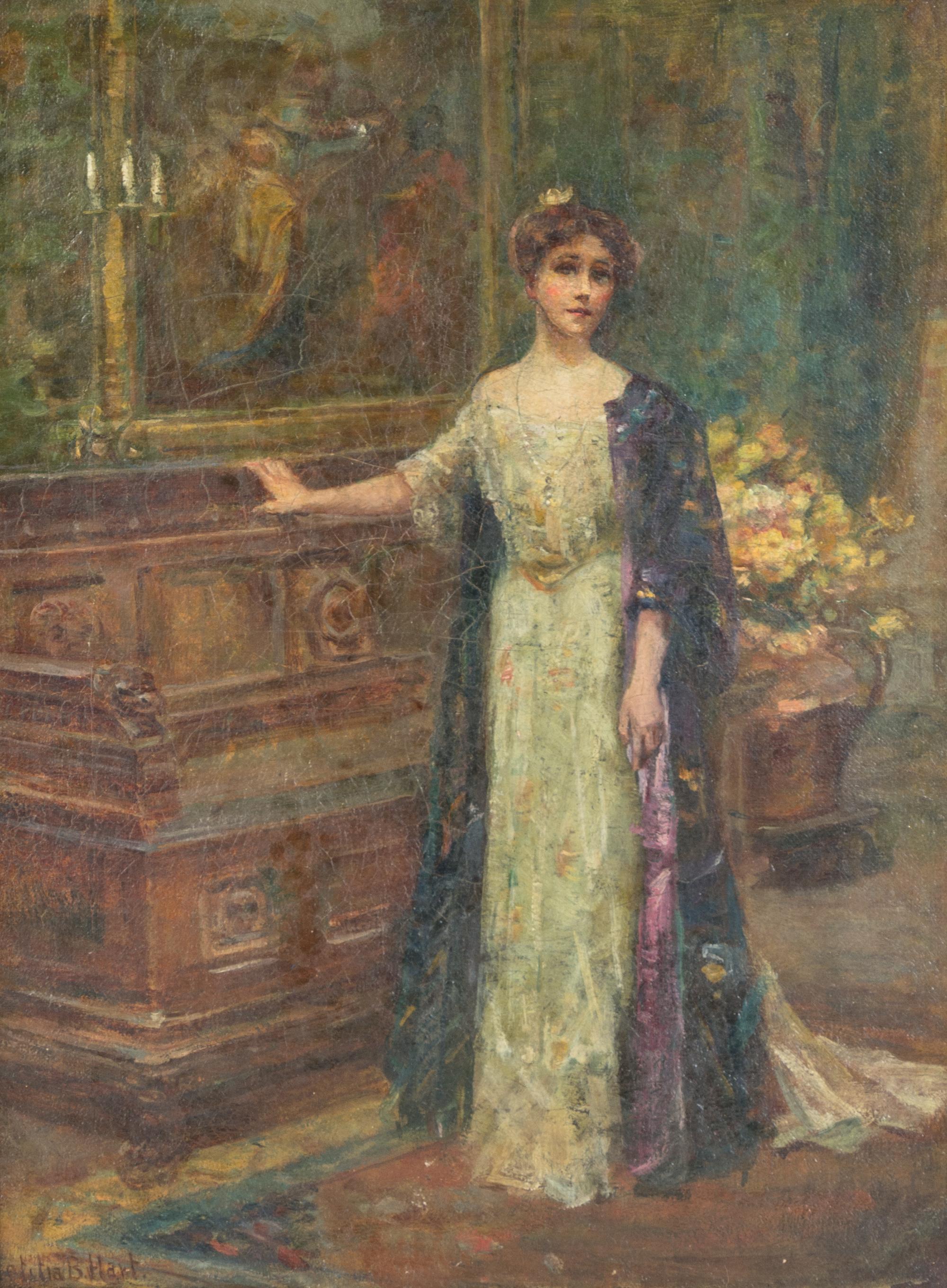 Letitia Bonnet Hart, (American, b. 1867), Lady in Salon