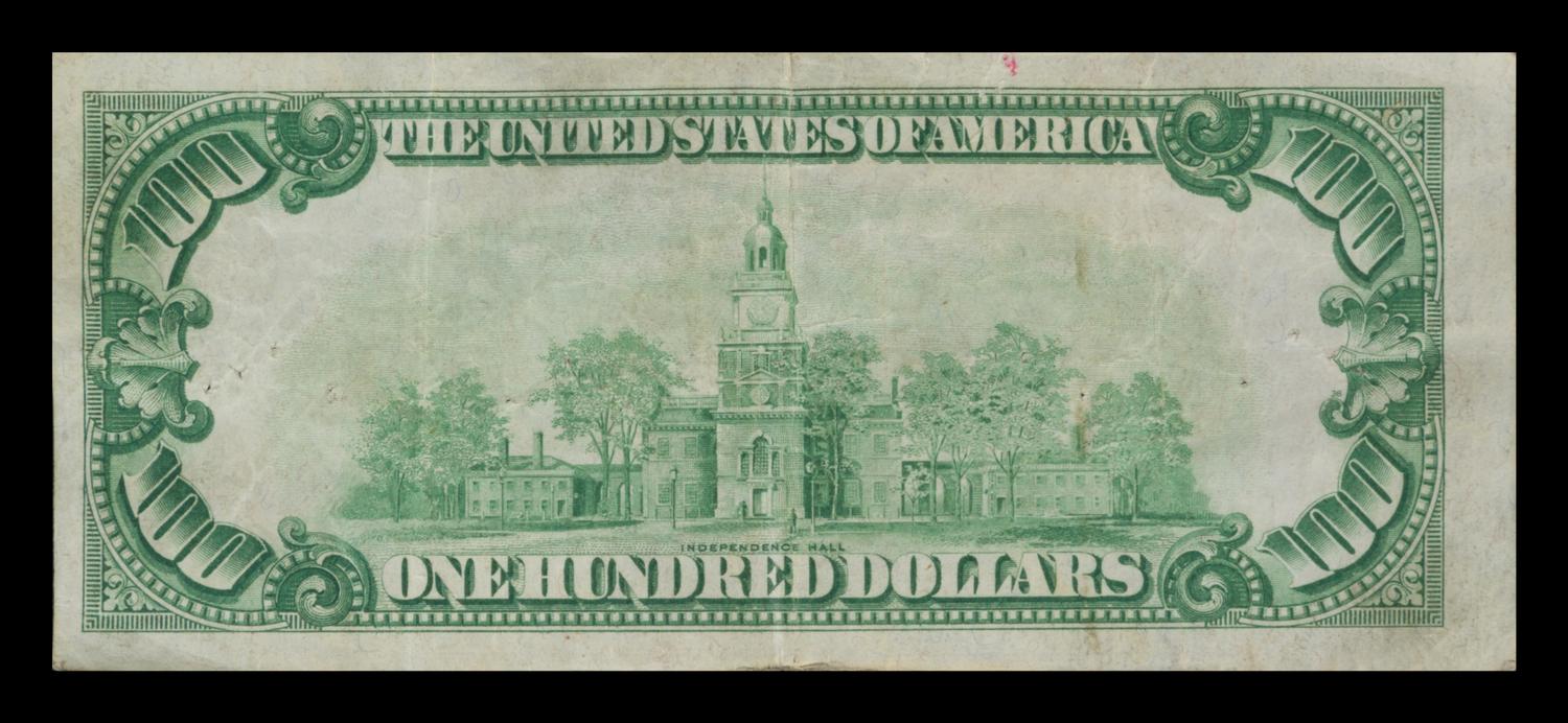 A United States 1934-G $100 Federal Reserve Note