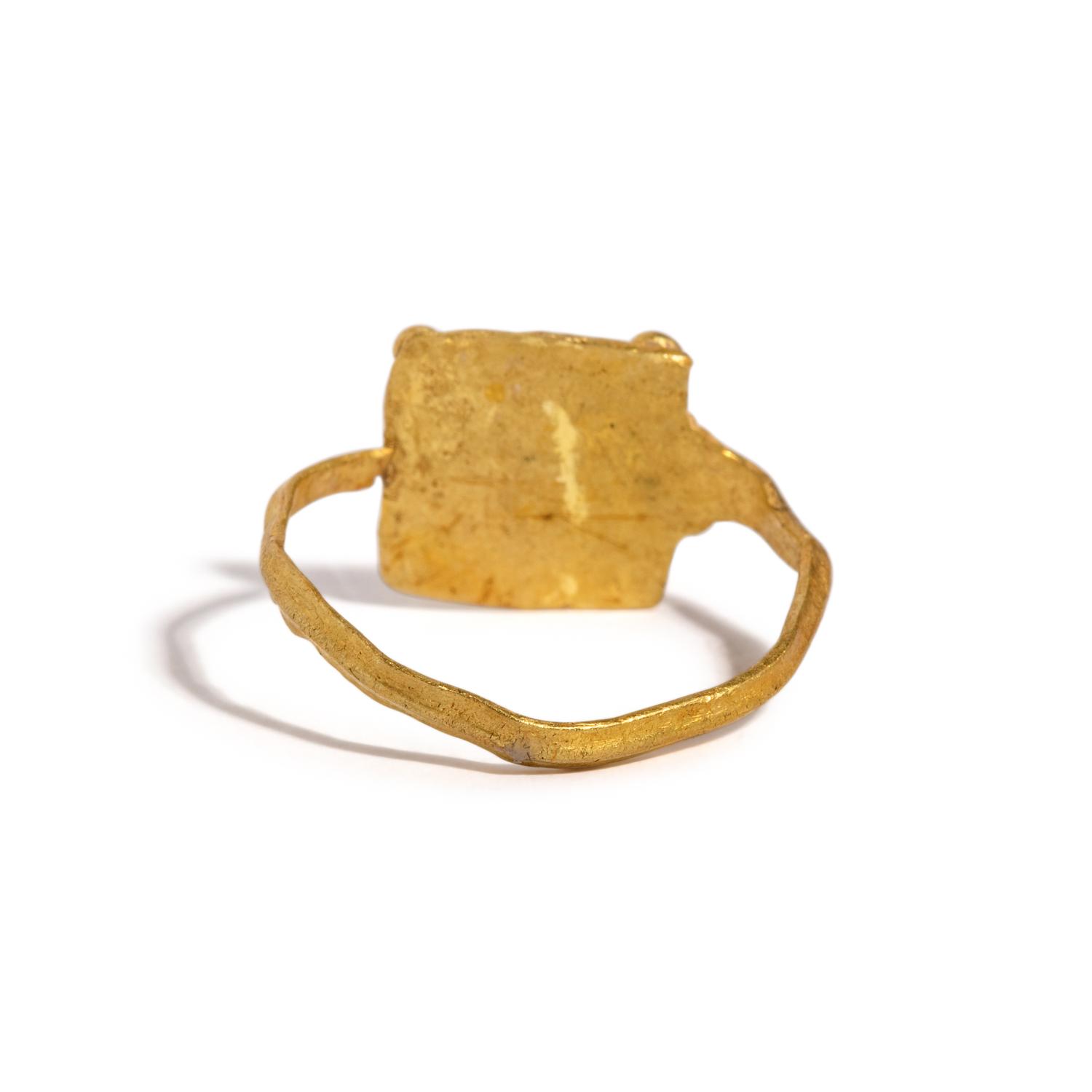A Greek Gold Finger Ring