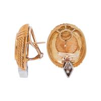 YELLOW GOLD, COIN AND DIAMOND SET