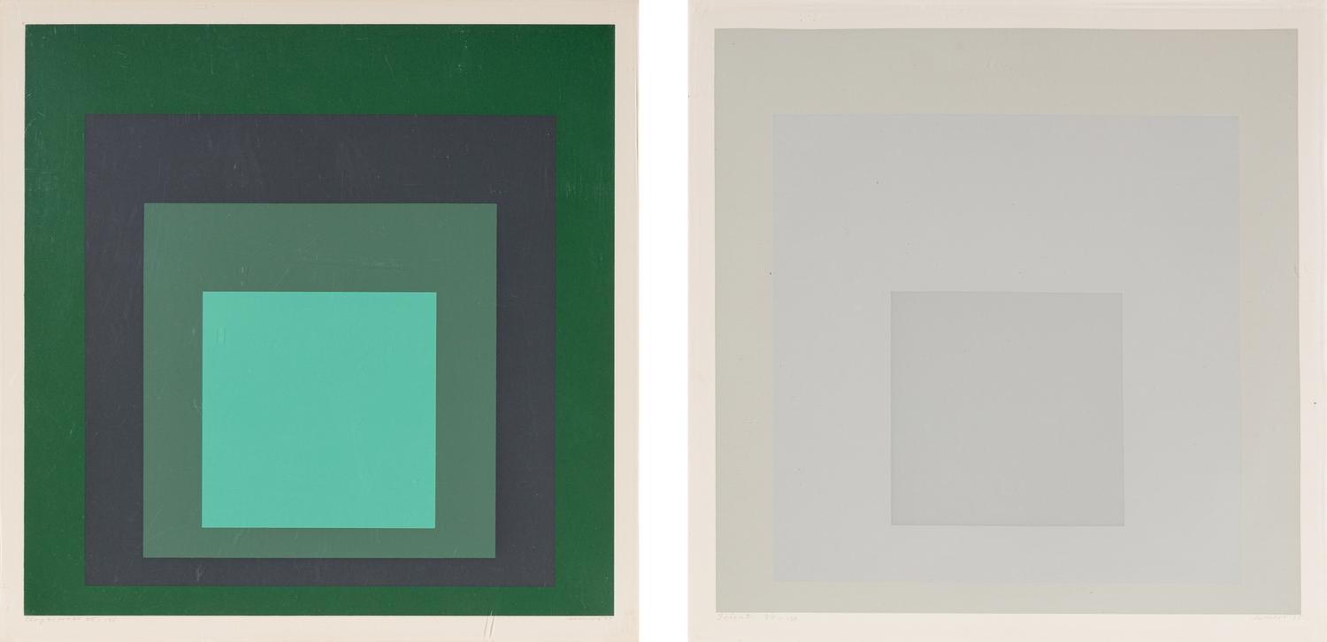 A group of four prints from Die Oberfläche (Attic ; Silent; Opalescent; Chrysoprase ), 1965