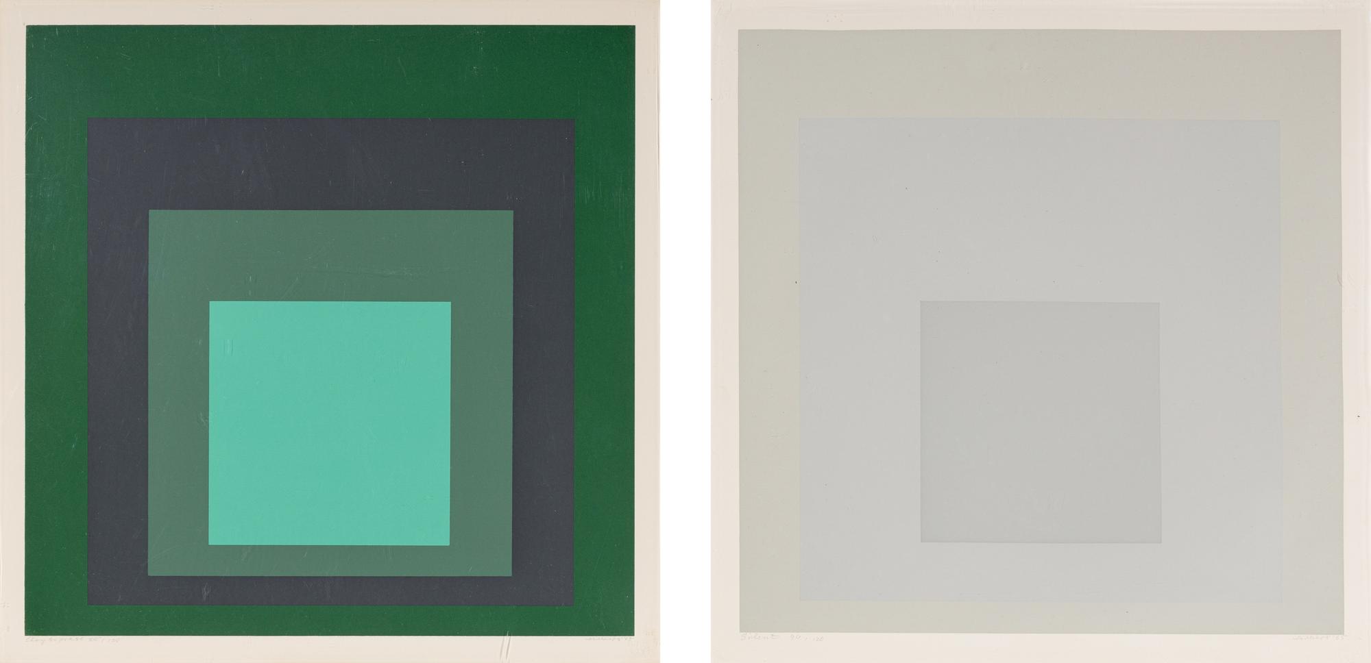 A group of four prints from Die Oberfläche (Attic ; Silent; Opalescent; Chrysoprase ), 1965