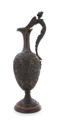 A Grand Tour Bronze Ewer — 19TH CENTURY