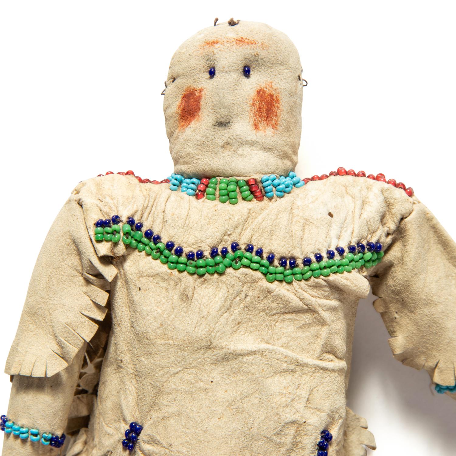 Southern Plains Beaded Hide Doll