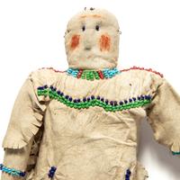 Southern Plains Beaded Hide Doll