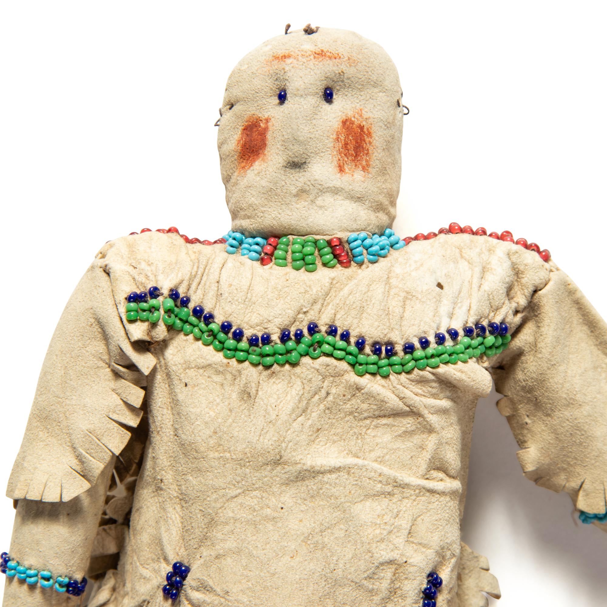 Southern Plains Beaded Hide Doll