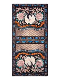Three Chinese Silk Embroidered Articles