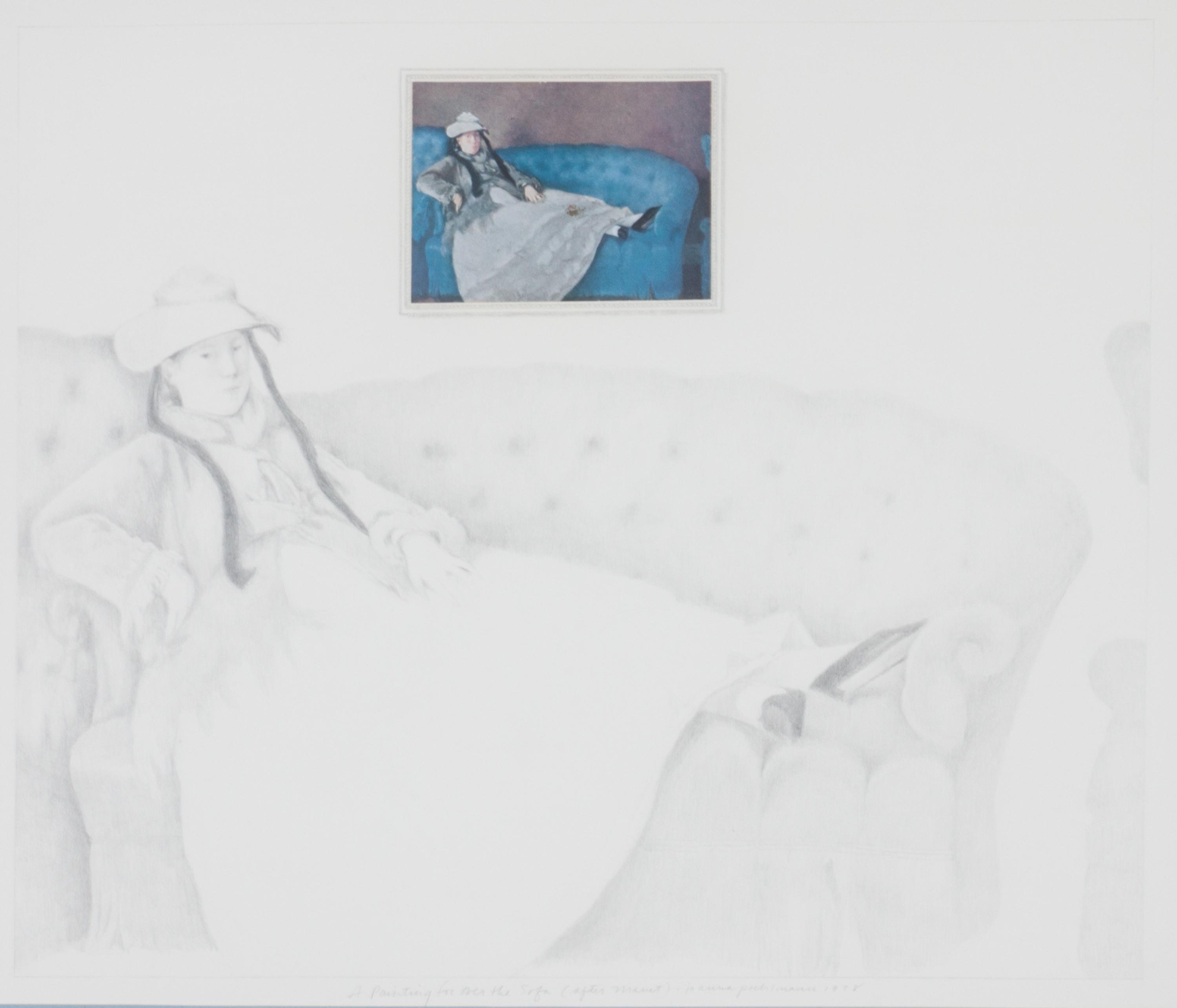 Joanna Poehlmann, (Wisconsin, b. 1932), A Painting for over the Sofa (after Monet), 1978