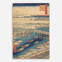 Utagawa Hiroshige 歌川広重 浮世绘两幅 (Japanese b.1797-d.1858)