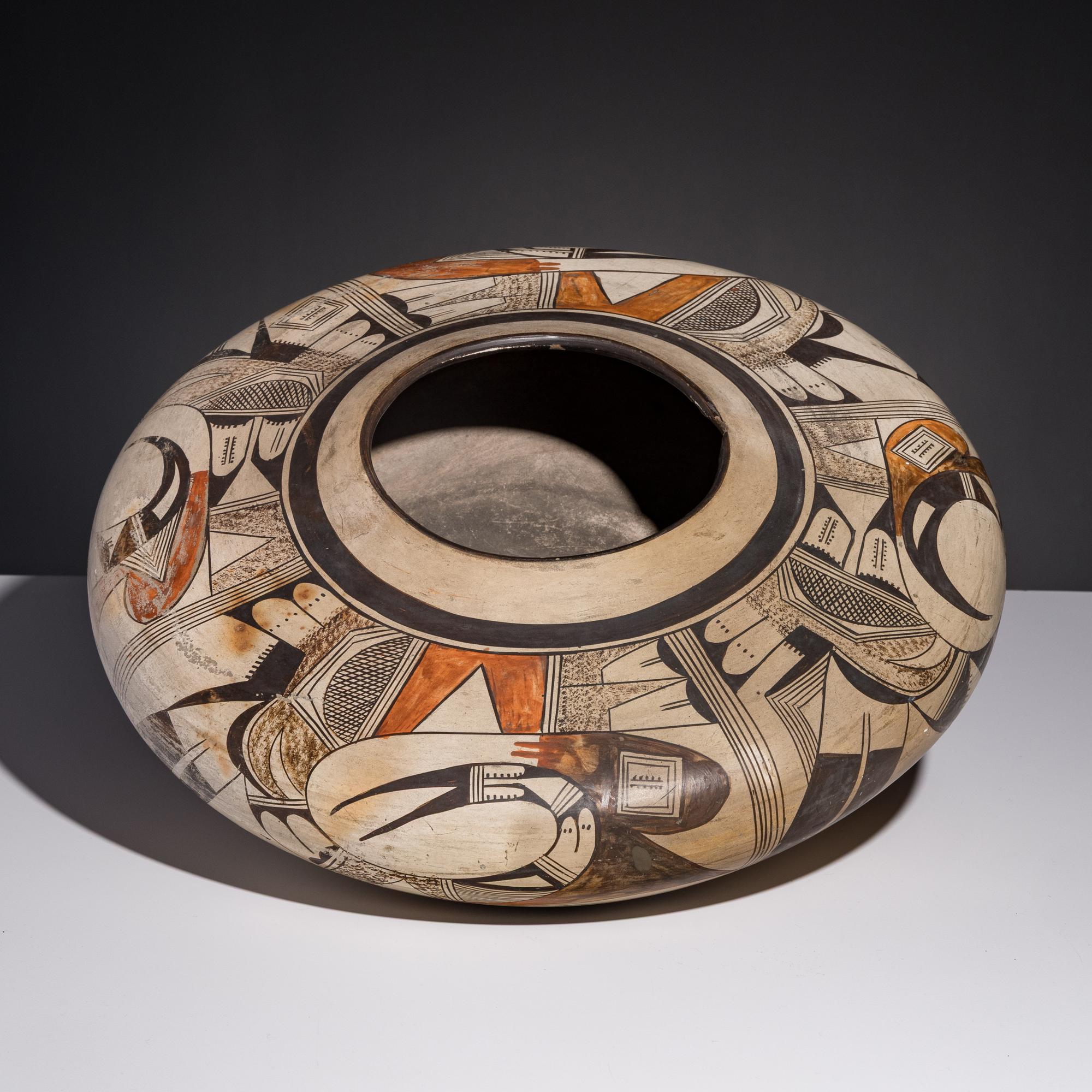 Nampeyo of Hano, Attributed (Hopi-Tewa, 1859-1942) — Polychrome Pottery Jar