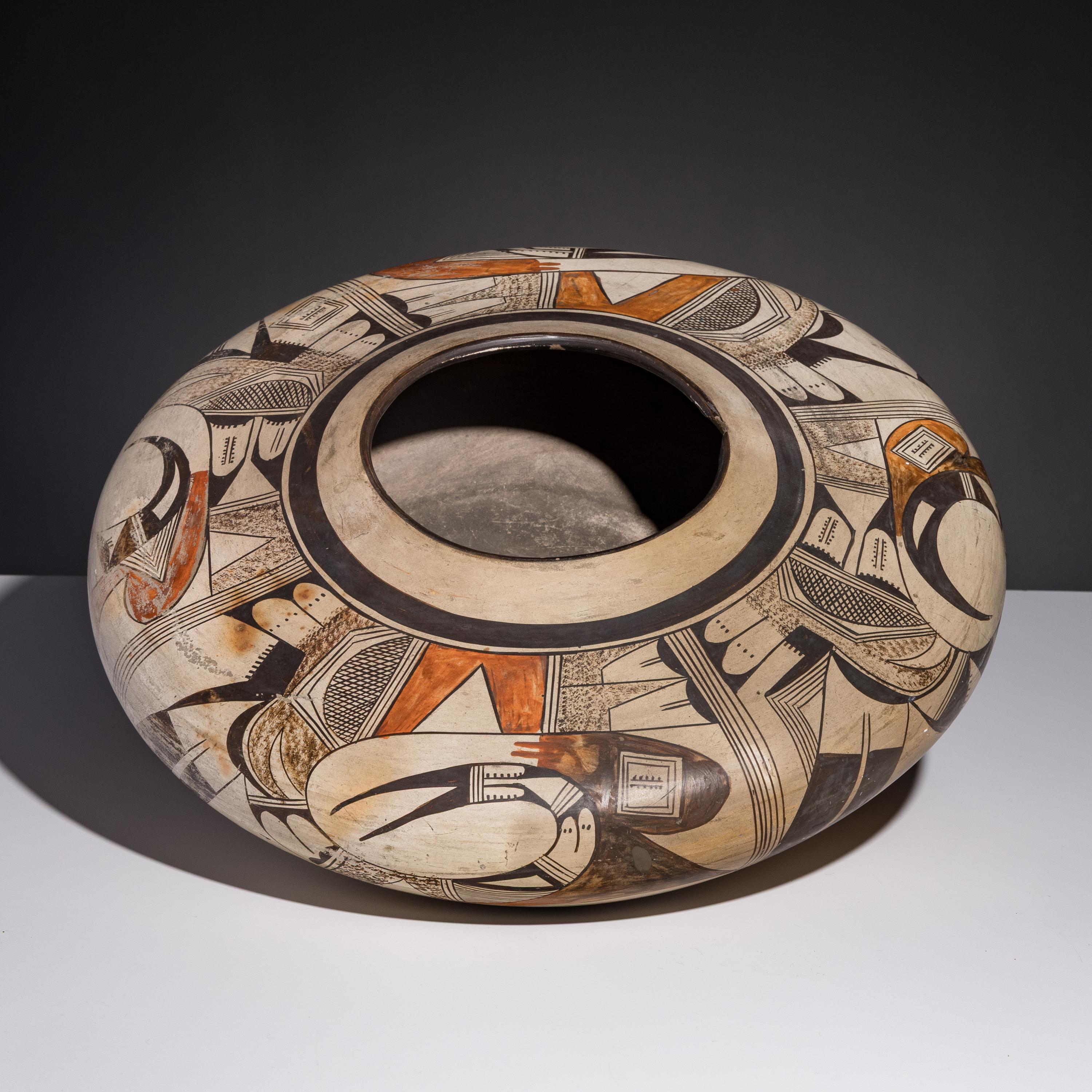 Nampeyo of Hano, Attributed (Hopi-Tewa, 1859-1942) — Polychrome Pottery Jar