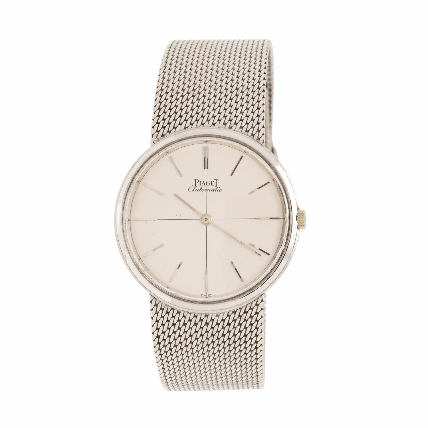 Piaget, 18K White Gold 'Ultra-Thin Automatic' Watch