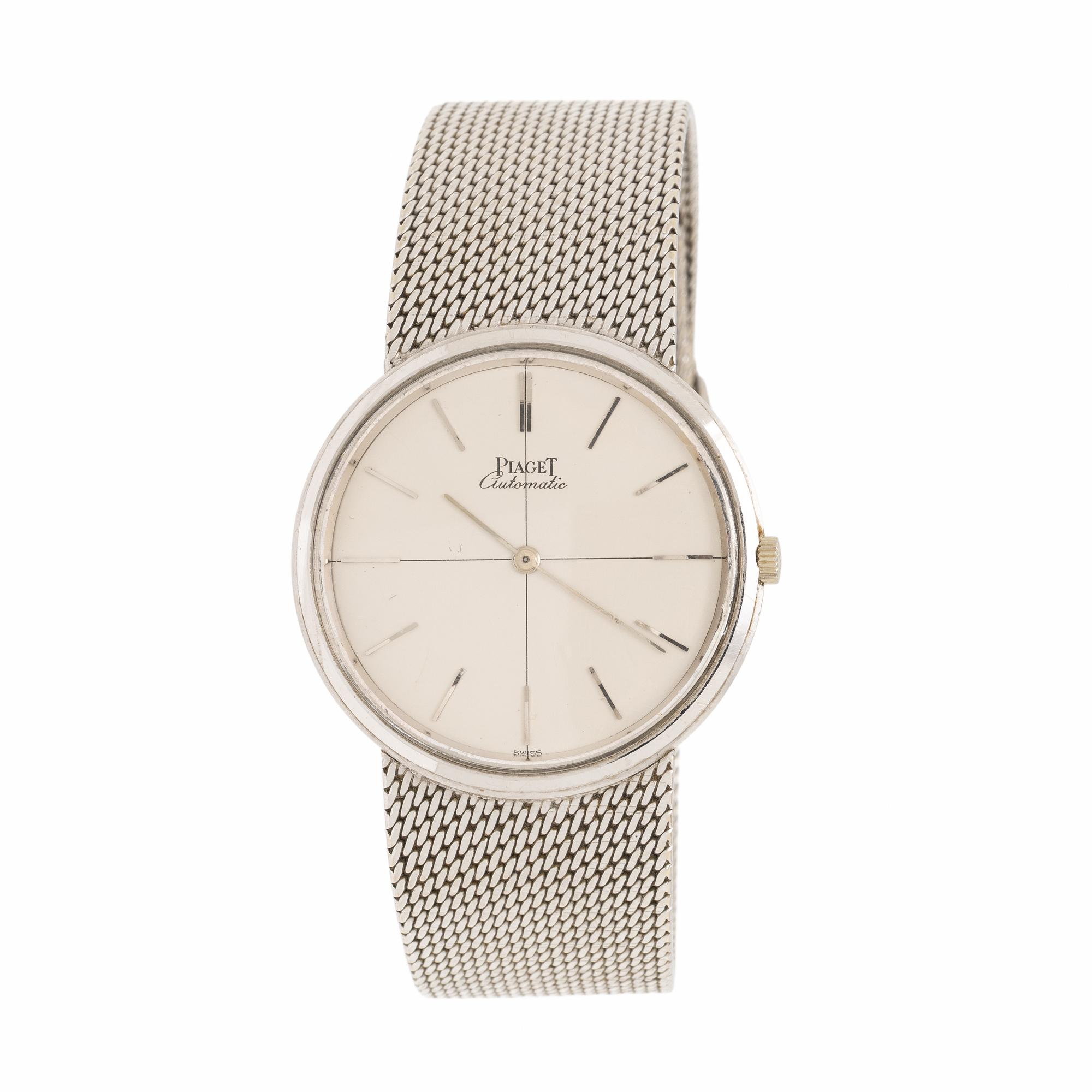 Piaget, 18K White Gold 'Ultra-Thin Automatic' Watch