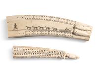 Iñupiaq Carved and Decorated Cribbage Boards