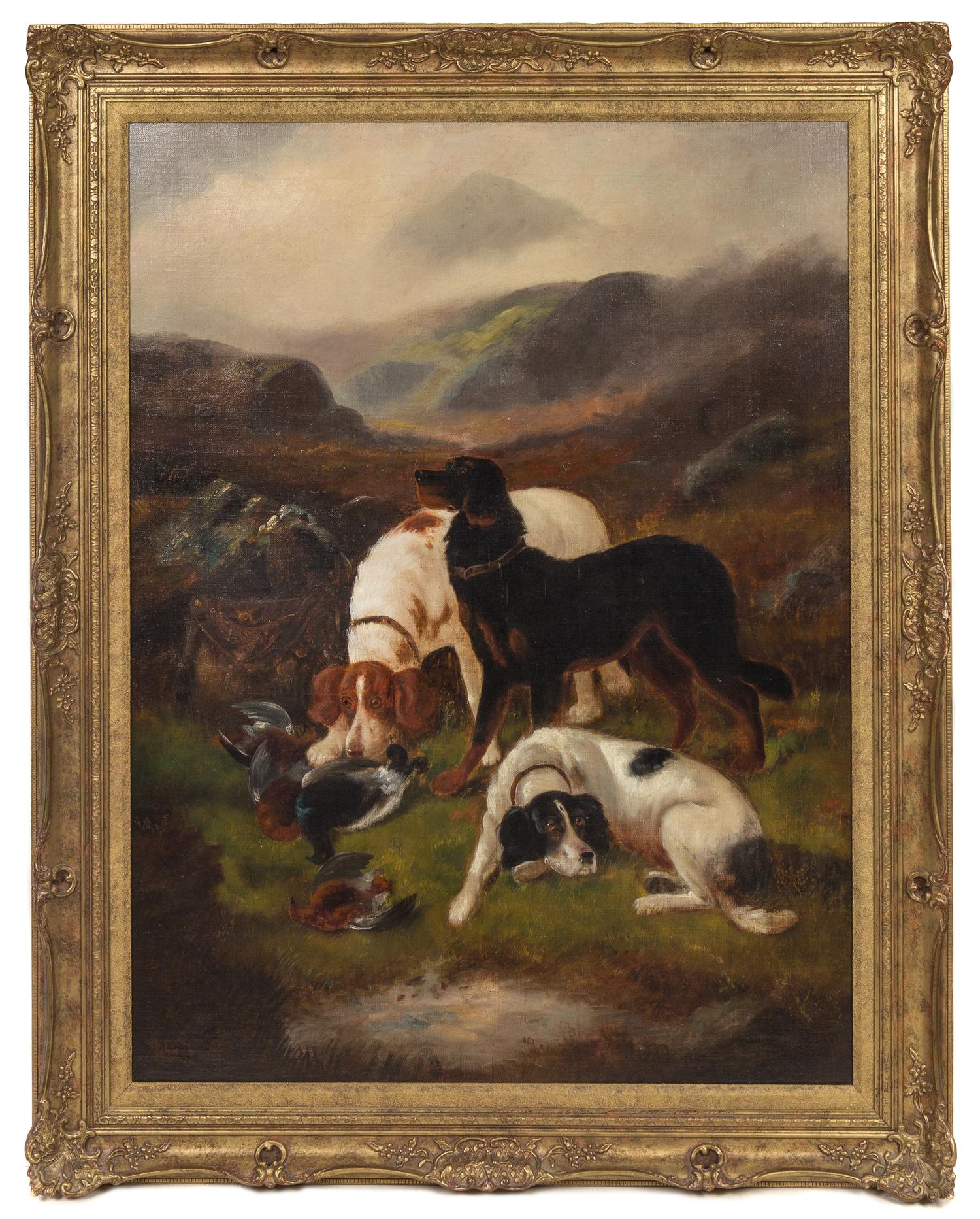 John Gifford, (British, d. 1900), Guarding the Day's Bag