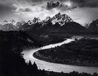 Ansel Adams (1902-1984) The Teton Range and Snake River, Grand Teton National Park, Wyoming, 1942