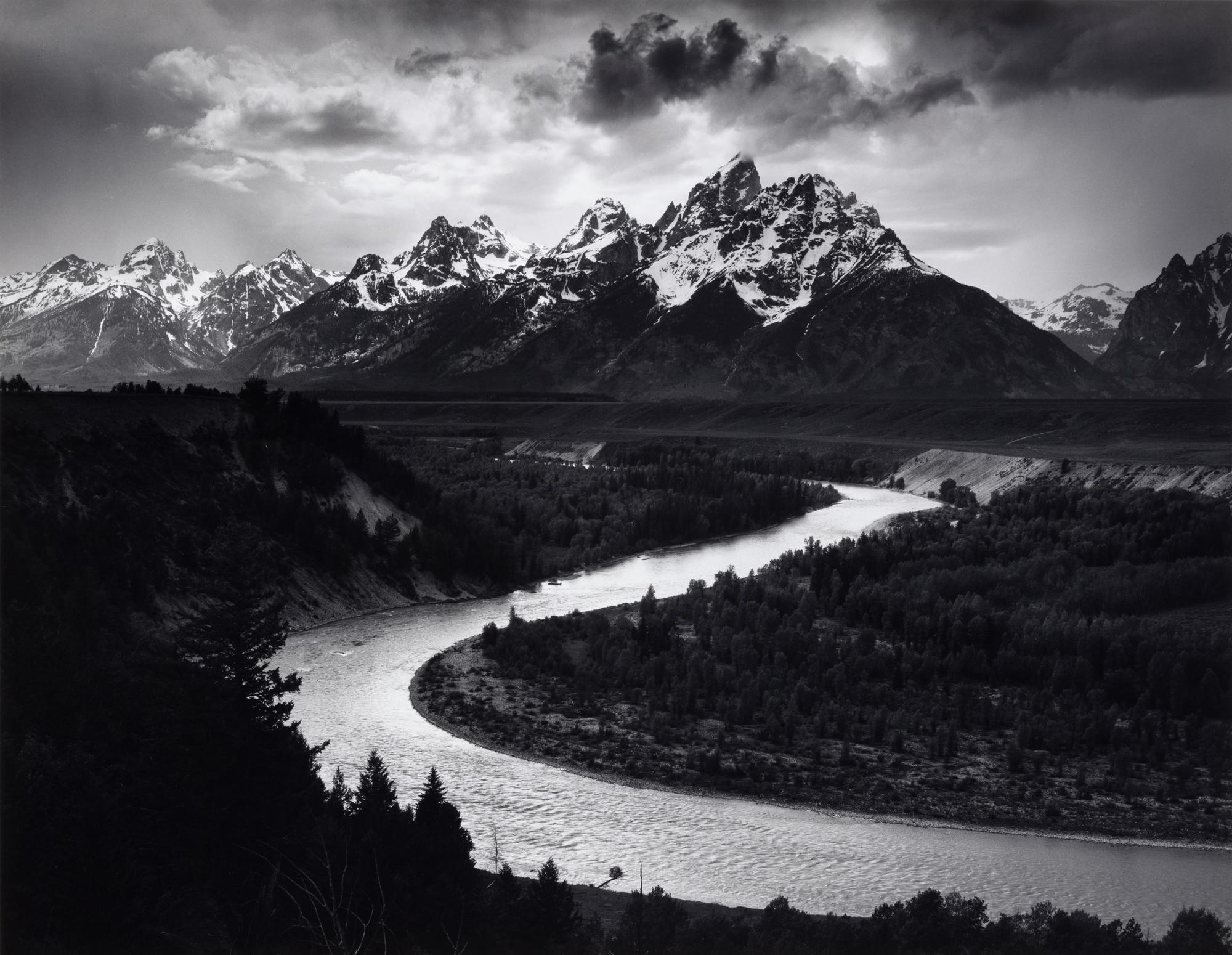 Ansel Adams (1902-1984) The Teton Range and Snake River, Grand Teton National Park, Wyoming, 1942