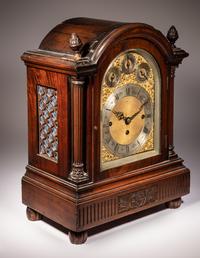 A George III Mahogany Bracket Clock