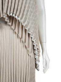 Two Issey Miyake Ensembles: One Two-Piece Pleated Ensemble and One Printed Dress