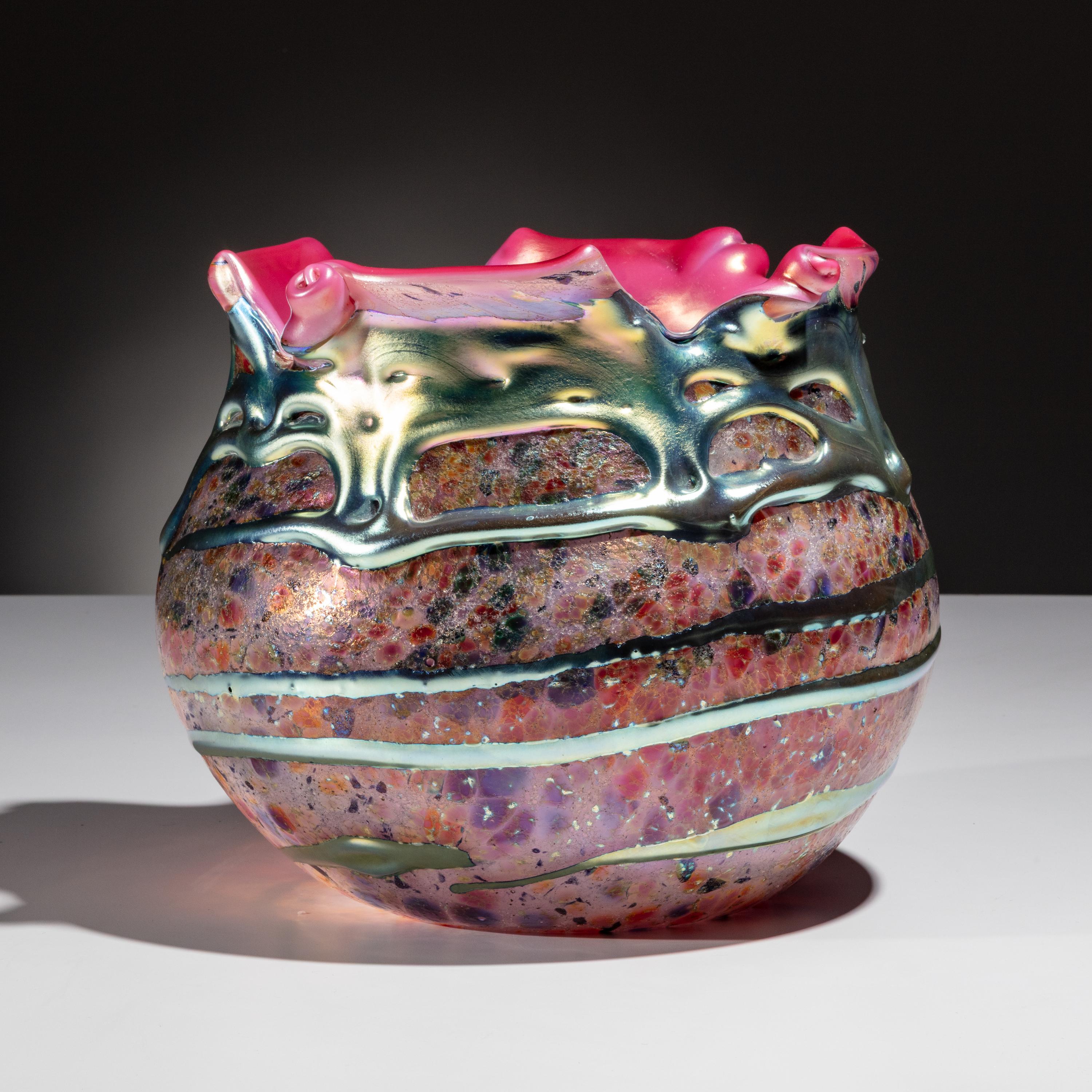 Charles Lotton (American, 1935–2021) — Pink 'Lava' Bowl, 2006