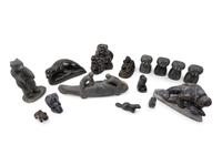 A Collection of Inuit Carved Stone Figures