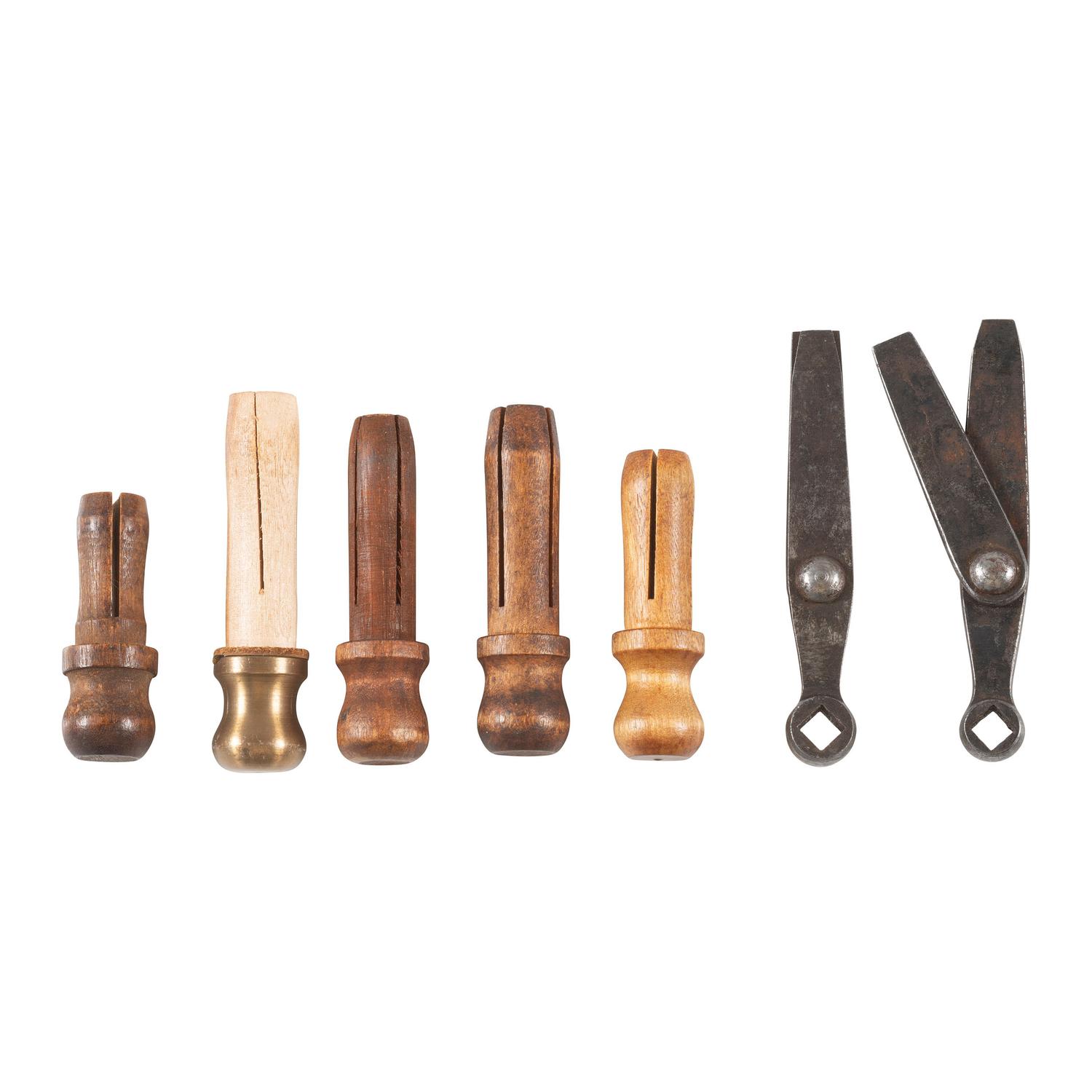 Group of Civil War-era U.S. Gun Tools & Tompions