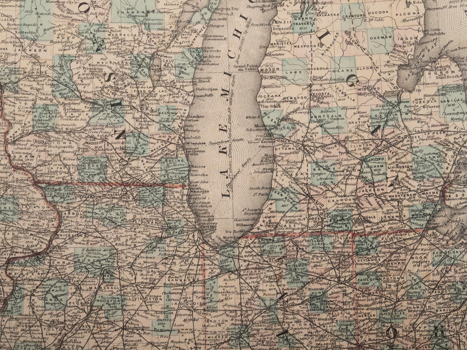 A Group of Five Maps of the Midwest