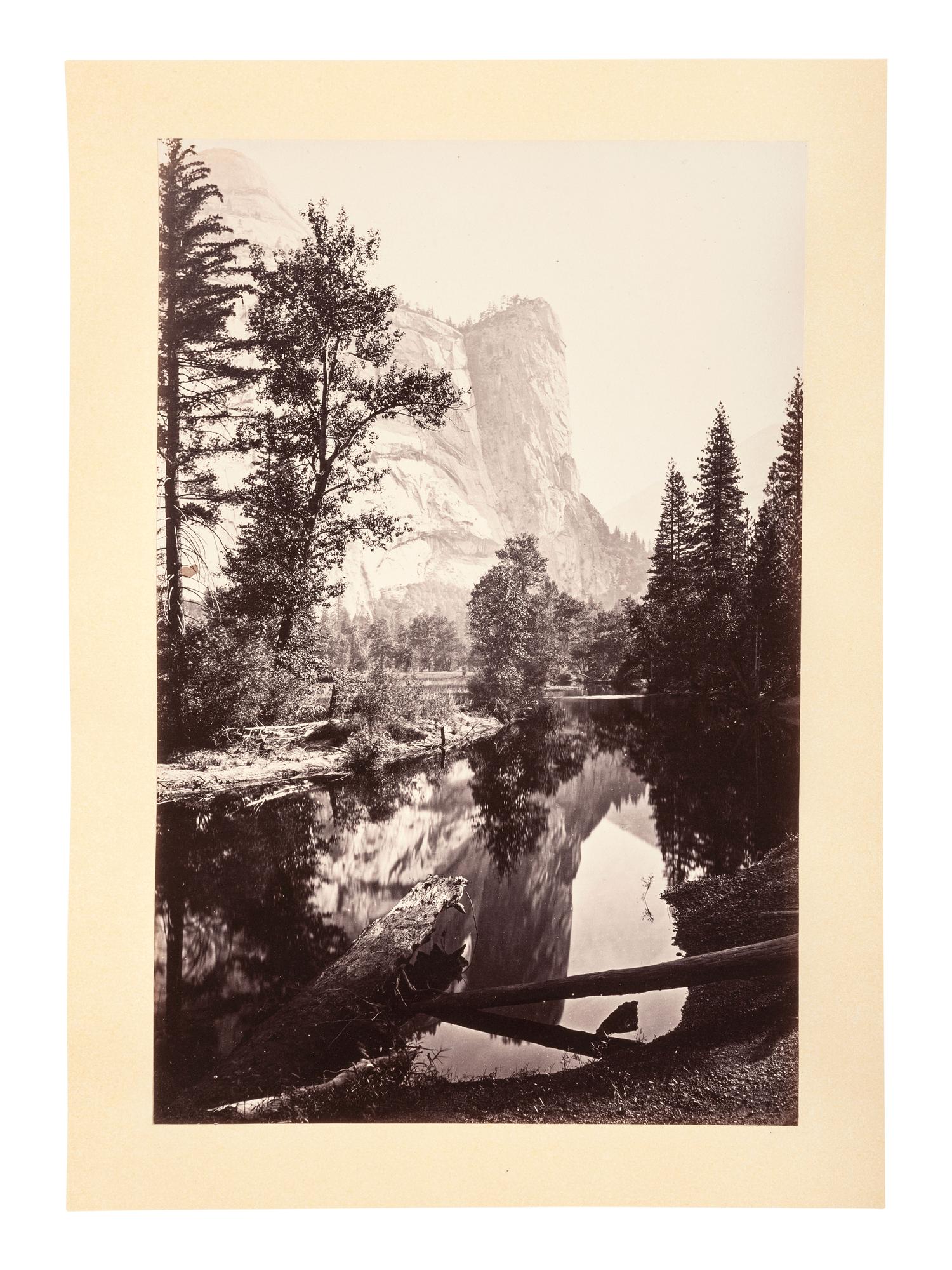 WATKINS, Carleton (1829-1916), photographer. Yo-semite Valley: Photographic Views of the Falls and Valley of Yo-semite in Mariposa County, California. San Francisco: N.p., 1863.
