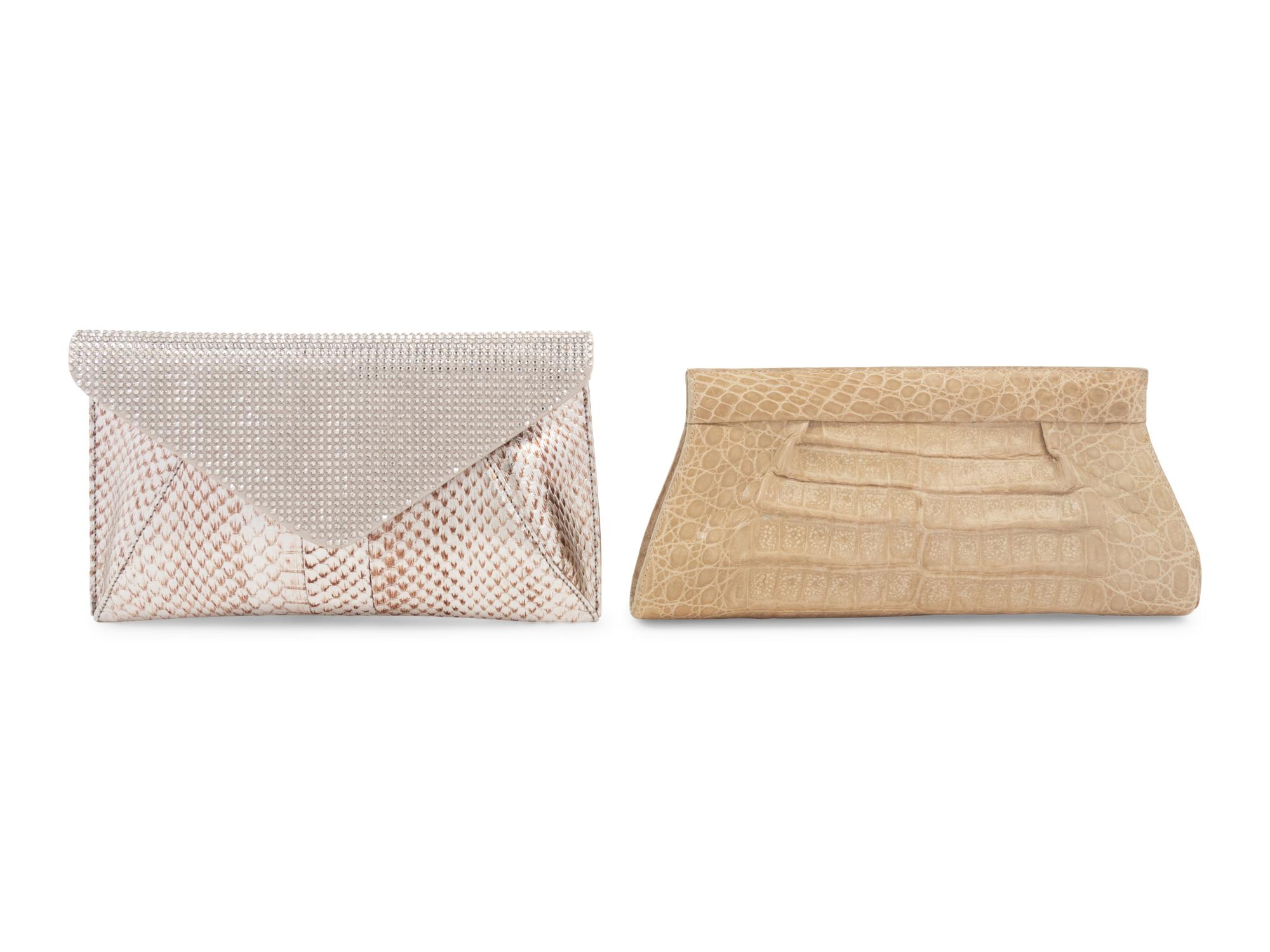 Two Designer Handbags: One Nancy Gonzales, One Judith Leiber