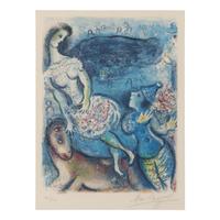 Marc Chagall (Belarusian/French, 1887-1985) — Le Cirque : one plate, 1967