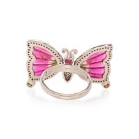 TOURMALINE AND DIAMOND BUTTERFLY SET