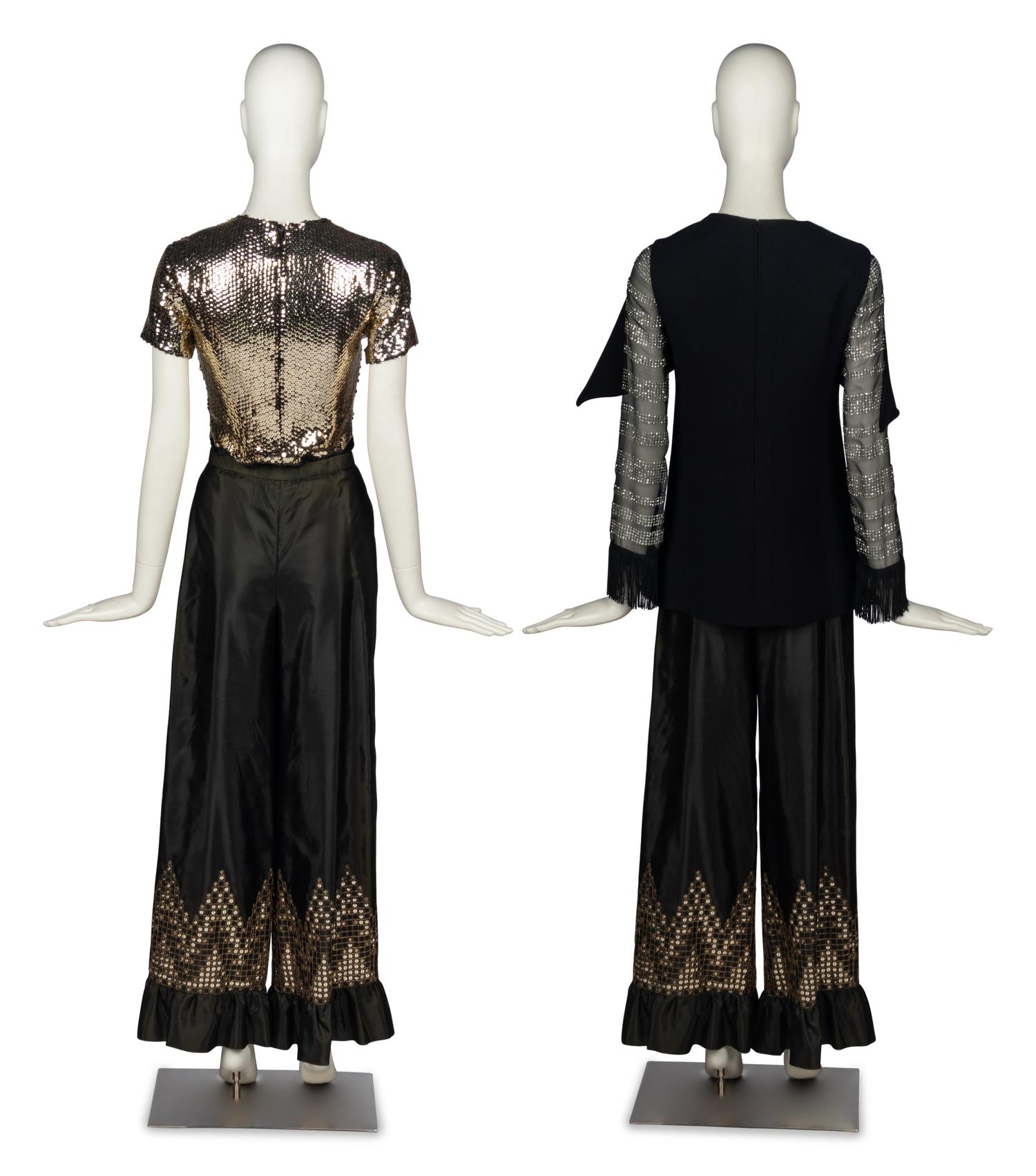 Evening Ensemble and Blouse by Dior Boutique and Lanvin Boutique
