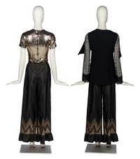 Evening Ensemble and Blouse by Dior Boutique and Lanvin Boutique