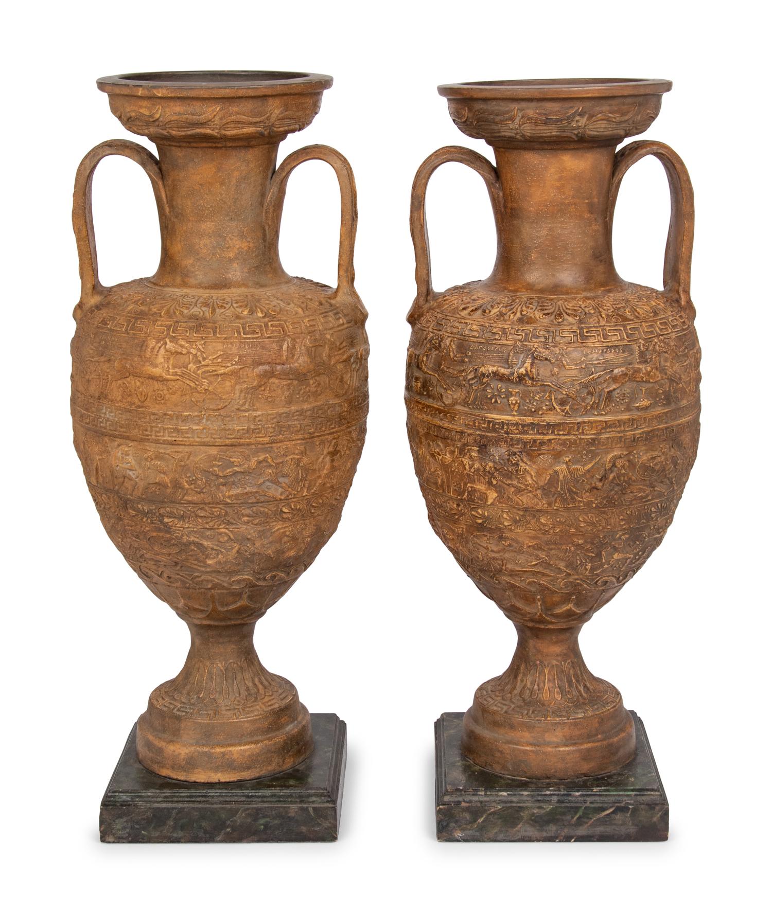 A Pair of Continental Composition Urns