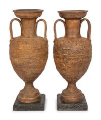 A Pair of Continental Composition Urns