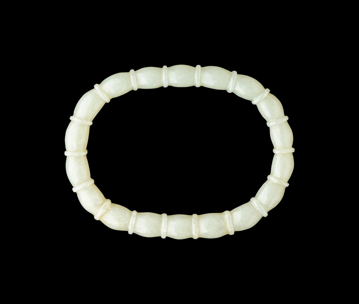 A Chinese Pale Celadon Jade Bangle