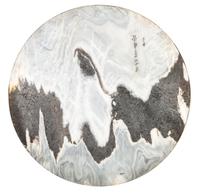 A Large Chinese Marble 'Dream Stone' Table Top Diameter 41 inches. — LATE 19TH/EARLY 20TH CENTURY