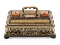 A Boulle Marquetry Standish