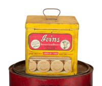Nine Advertising Tins and Boxes