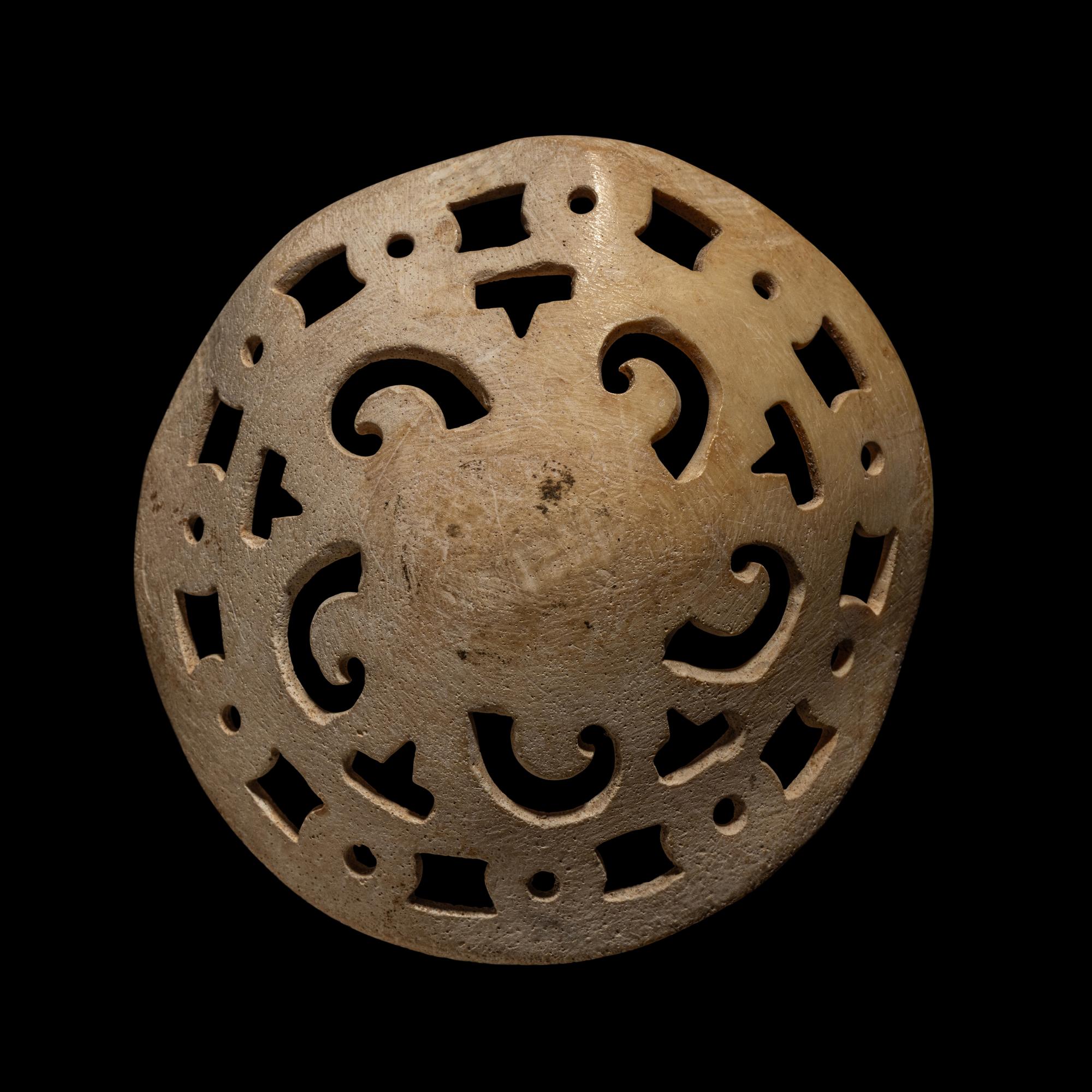 A Pair of Mixtec Roundels