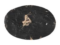 Civil War infantry officer's hat insignia with regimental number "4."