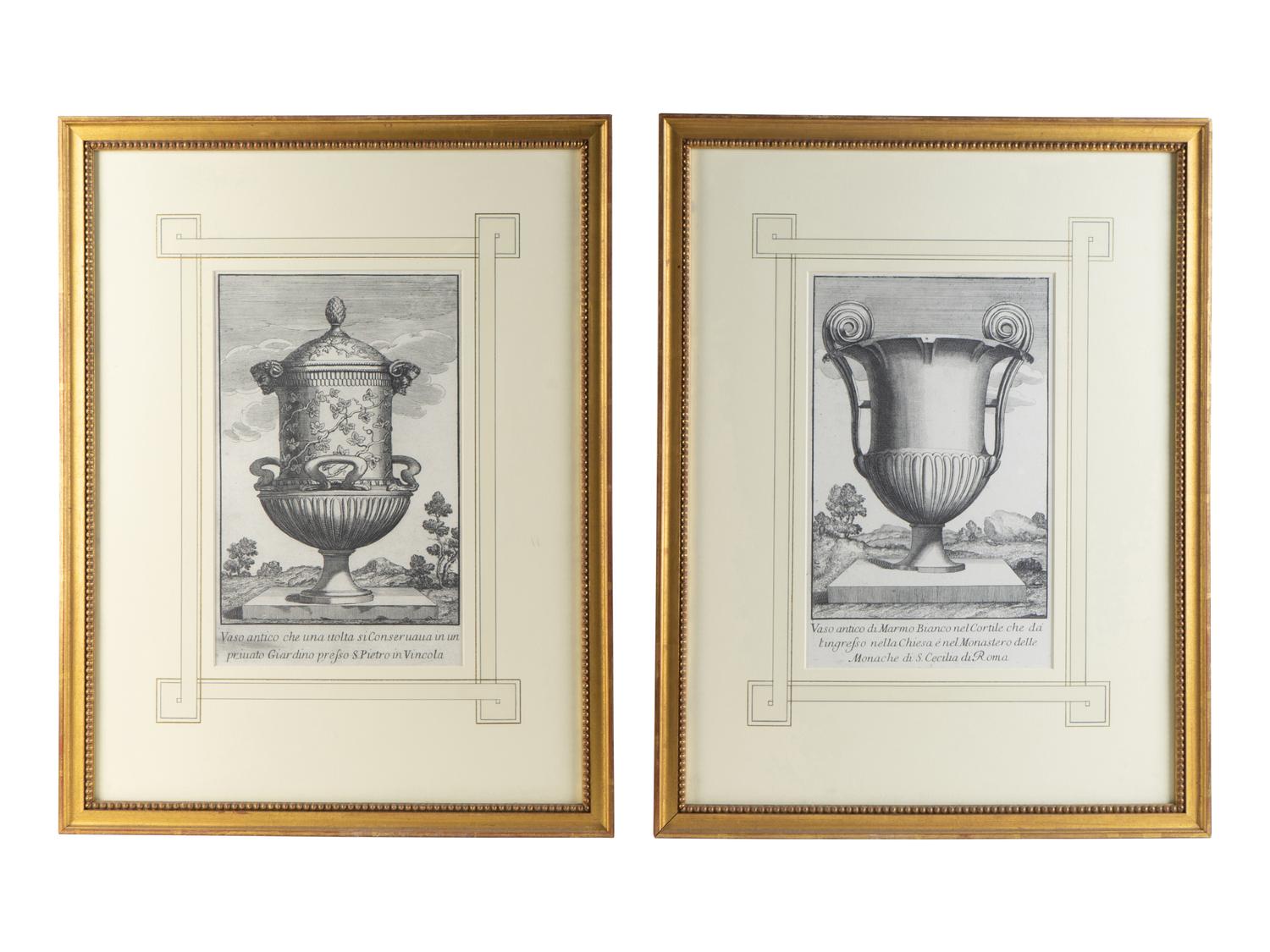 Classical Urns (A Set of Four Engravings)
