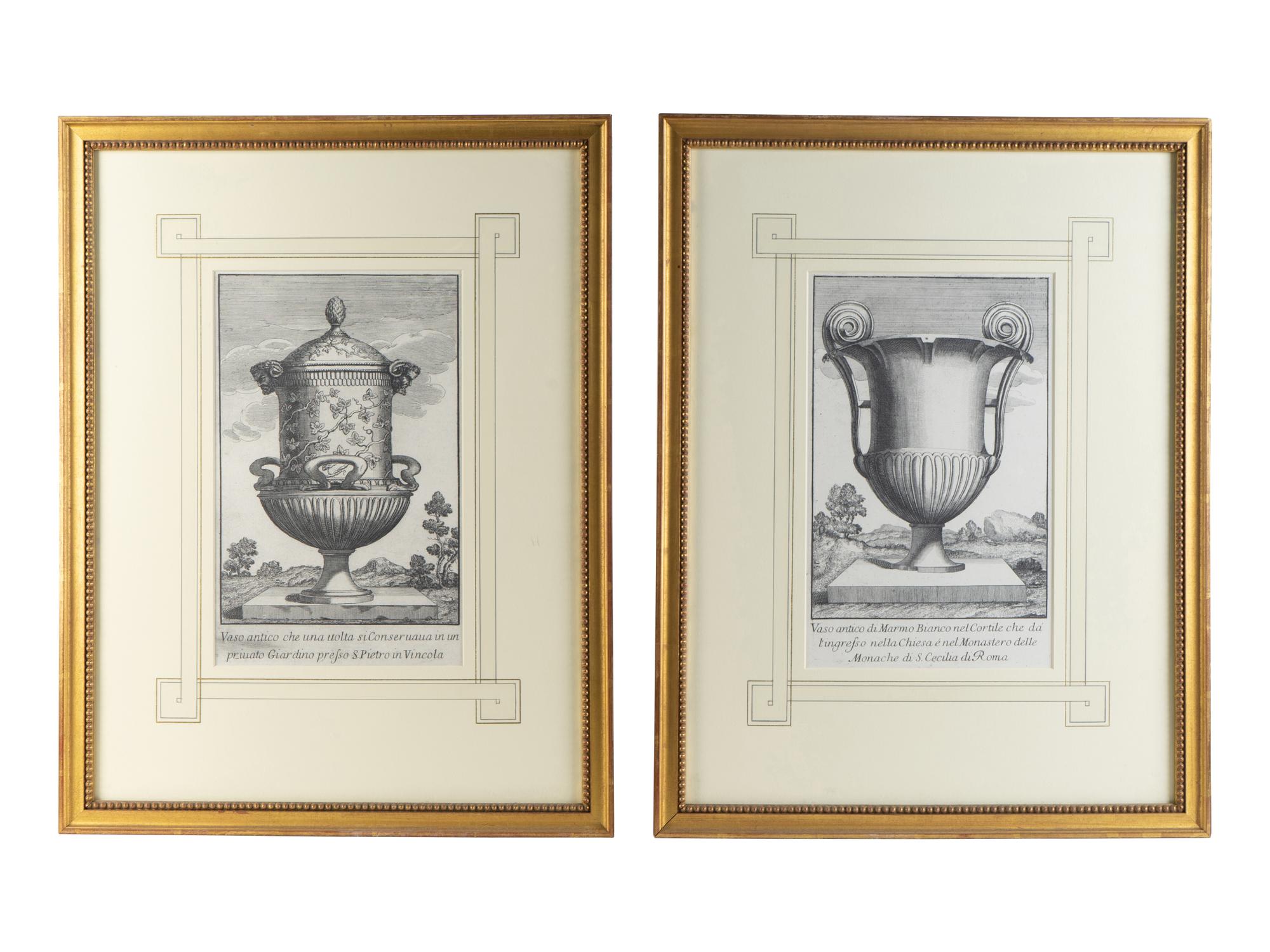 Classical Urns (A Set of Four Engravings)
